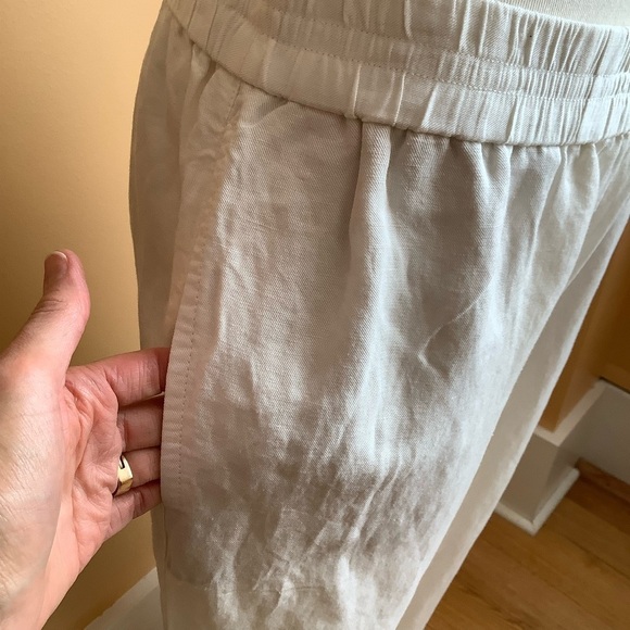 GANT Linen Blend Wide Leg Pants Size 10 - Picture 5 of 11